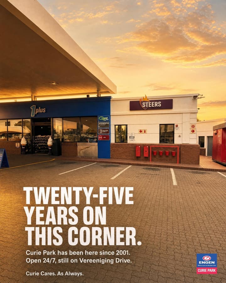 Engen Curie Park: twenty five years poster