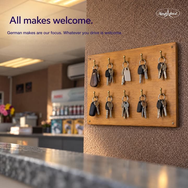 Kundendienst: all makes welcome