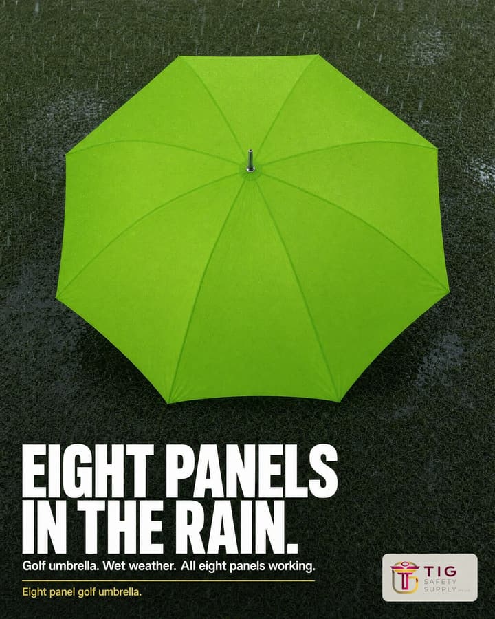 TIG Safety Supply: 8 panel golf umbrella
